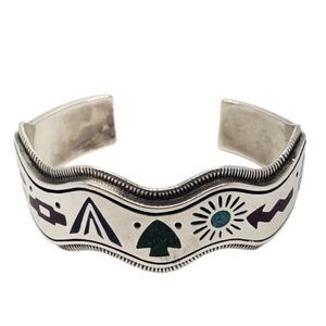 Carolyn Pollack Sterling Silver Southwestern Inspired Cuff Bracelet #20220